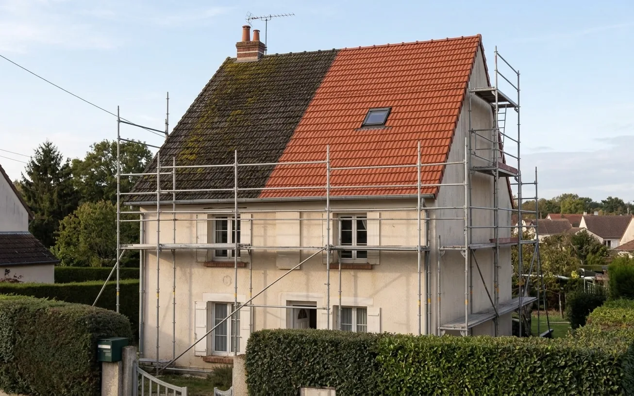 Démoussage de toiture à Meaux Démoussage de toiture à Meaux
