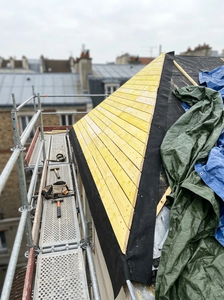 Réfection complète de toiture à Meaux Réfection complète de toiture à Meaux