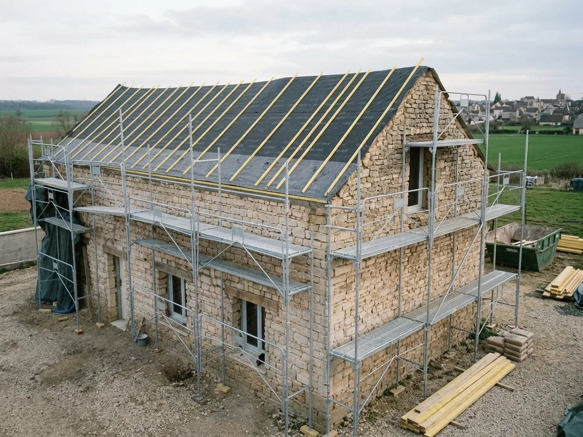 Réfection complète de toiture à Meaux Réfection complète de toiture à Meaux